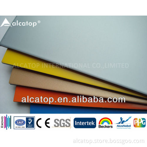Alcatop Construction Material PE Aluminum Composite Panel